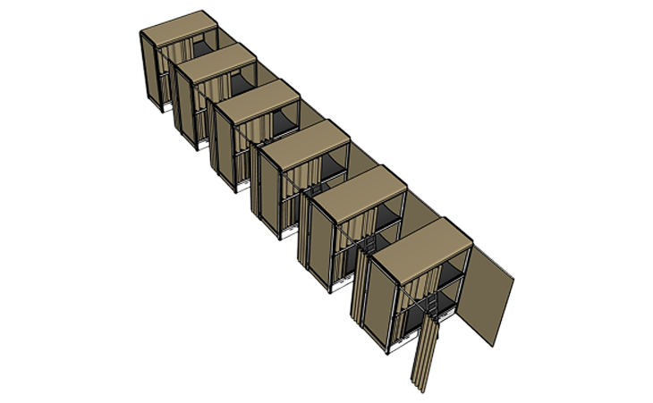 Or upgrade your stay with extra personal space using the Cube setup